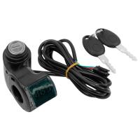 Cerradura De Encendido Con Pantalla Digital Para Patinete Eléctrico ZERO 8X 10X 11X Botón De Poder Y Acelerador Con Voltímetro - details 7