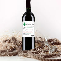 Etiquetas De Vino Con Diseño De Árbol Navideño Y Prescripción Divertida 6pcs Etiquetas De Botella De Vino De Cumpleaños Aniversario Regalo Novelty Tamaño 12x10cm - details 9