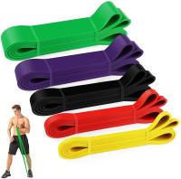 ALLINLIFE Bandas Elasticas Musculacion[Set of 5 Or 8], Gomas Elasticas Musculacion Cintas Elasticas Musculacion con Bolsa de Transporte para Entrenar Powerlifting Fitness Yoga - details 1