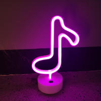 Ilumina Tu Hogar Con Luz LED Neón De Nota Musical USB/Batería Para Pared Decoración De Habitación Y Sala Regalo Para Niños Fiesta - details 3