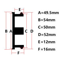4Pcs 54mm Cubiertas De Eje Para Ruedas De Coche En Negro Y Plateado ABS Plástico Accesorios Automotrices Protección Contra Polvo - details 0