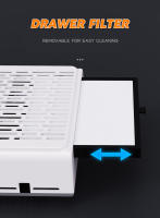 Coleccionador De Polvo De Uñas Potente 100W Para Manicura Con Aspiradora De Uñas Y Ventilador De Ajuste Para Equipamiento De Salón De Uñas - details 4