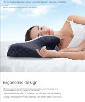 Almohada De Memoria Con Patrón De Mariposa Para El Sueño Almohada De Cuello Ortopédica Con Ión De Cobre Cómodo Y De Rebound Lento Para Una Mejor Salud Del Sueño - details 1