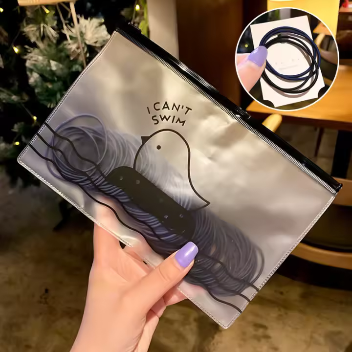 100pcs Accesorios Para El Cabello Elásticos Para Mujer Scrunchies Borrachas Bandas De Pelo Para Estilo Y Cola De Caballo - 1