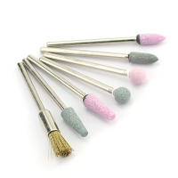 Set De 7 Piezas De Bits De Uñas Diamantados Para Eléctricos Herramientas De Corte Para Manicura Y Accesorios De Perforación - details 3