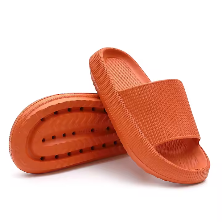 Chinelos De Hombre Ligeros Y Antideslizantes Impermeables Para Interior Y Exterior Suela Gruesa Y Suave Antideslizante Verano Para Baño - 1