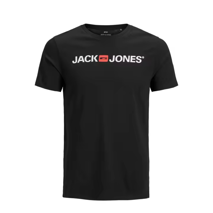 Jack & Jones Hombre camiseta de algodón de 160 grs Logo CLASSICS estampado Moda Casual Informal , suave y cómoda REF 137126 - 1