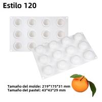 Molde De Galletas De Silicona SHENHONG Con Diseño De Frutas Mousse De Naranja Manzana Pera Mango Durazno Herramientas De Decoración De Postres - details 20