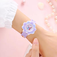Reloj De Mariposa 3D Cartoon Con Diseño Colorido Para Niñas Regalo De Navidad Pulsera De Reloj De Manivela Quartos Resistente Al Agua - details 0
