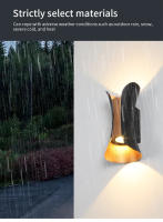 Lámpara De Pared LED Impermeable 10W Para Exterior E Interior Decoración De Jardín Y Porche Estilo Minimalista AC85-265V - details 2