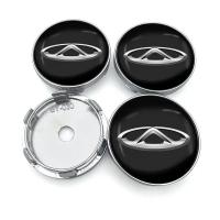 4pcs 60mm Tapas De Centro De Rueda Para Coche Cubierta De Polvo Para Emblema Chery Blossom Flower Tiggo 3 4 5 7 pro 8 Tengo RS - details 5