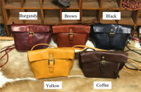 Bolso Bandolera Mujer MJ De Cuero Genuino Pequeño Bolsos Cruzados Retro Para Niñas Bolsa De Mano Suave Con Bolsillo Para Teléfono Móvil - details 0