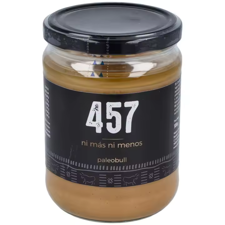 Paleobull Crema 100% Natural Cacahuete 500G - 1