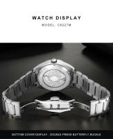 Reloj Mecánico Automático Para Hombre CADISEN Luminoso Con Cristal De Zafiro Acero Inoxidable Resistente Al Agua 10Bar Reloj Verde AR Coating - details 9