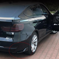 Par De Spoiler De Parachoques Trasero Para Coche Universal Fibra De Carbono Protección Anti-Choque Difusor De Borde De Pies Delanteros Y Aretes - details 11