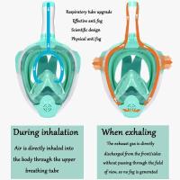 MOV Máscara de buceo de verano completamente seca para niños adultos, traje de snorkel, gafas de natación, máscara de silicona - details 3