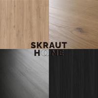 Skraut Home - Mueble Aparador - Melamina de alta calidad - Fuego led efecto 3d - Veteado de madera con Tacto poroso - Estilo Moderno Elegante - 203x35x75cm - Acabado color Roble y Negro - details 2