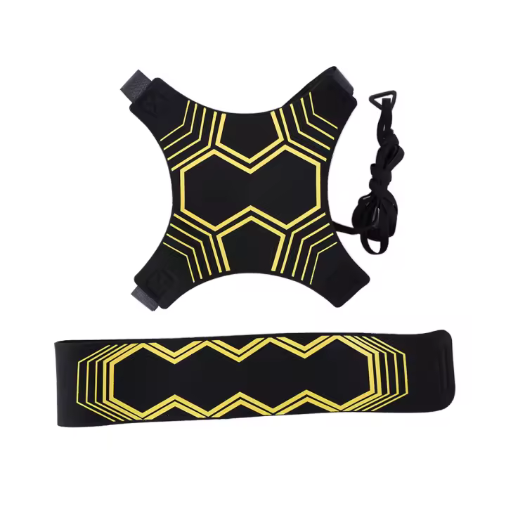 Entrenador De Tiro De Fútbol Ajustable Banda Elástica De Entrenamiento De Fútbol Con Bolsa De Juguete Para Solo Soccer - 1