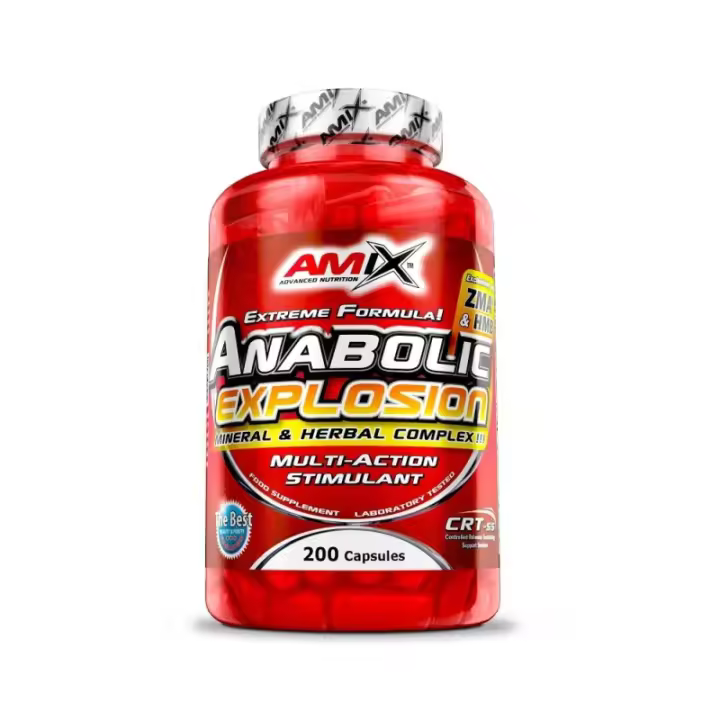 Anabolic Explosion 200 Cápsulas | Potente Estimulante para el Crecimiento Muscular  | AMIX™ - 1