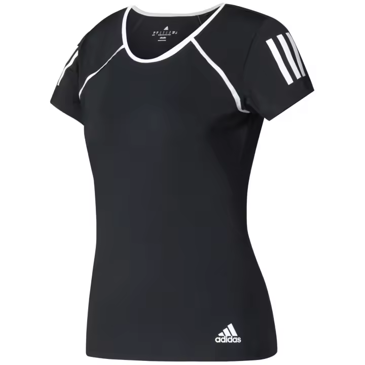 ADIDAS Camiseta Club Mujer manga corta negro de tenis y padel con tecnologia Climalite - BK0712 - 1