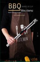 Pinza Para Barbacoa Extra Larga De 45cm En Acero Inoxidable Herramienta Antideslizante Para Cocinar Al Aire Libre Y Camping - details 0