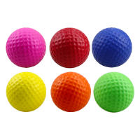 Bola De Práctica De Golf Suave De Esponja PU Colorido 42mm Juguete Para Interior Material De Espuma Sólida - details 3
