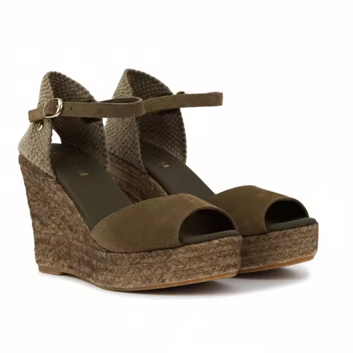La Valeta Charlene Peep Toe Oliva - 1