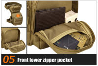 Bolsa De Pierna Para Hombres Mochila De Cintura Deportiva Multifuncional Para Senderismo Pesca Motocicleta Camping Viajes - details 14