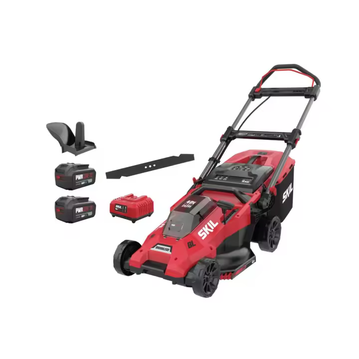 0140 BA Cortacésped a batería 2x20V - 4,0Ah «Brushless» - 1