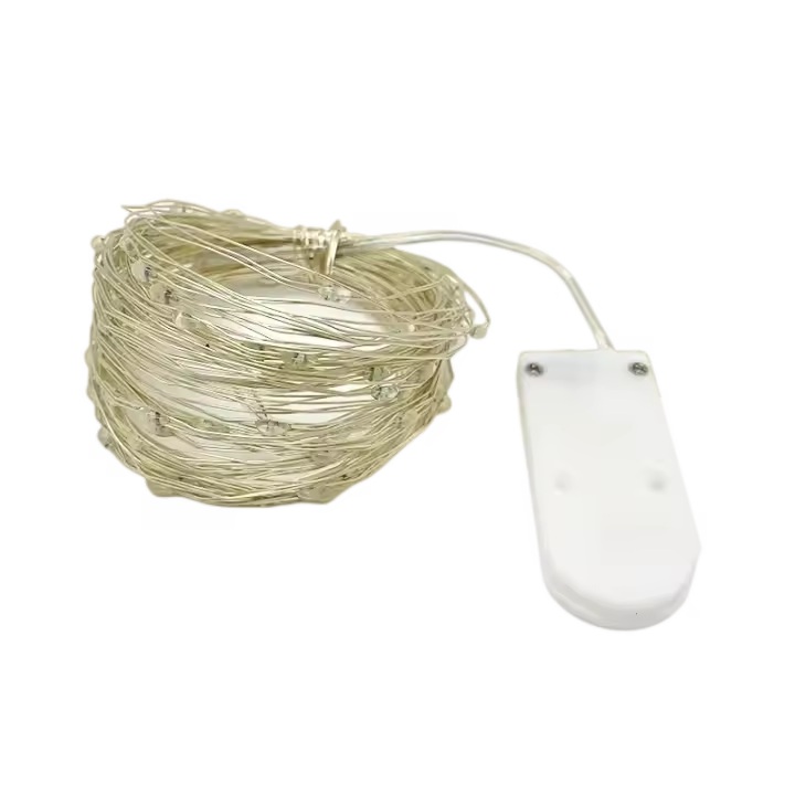 Luces De Navidad LED De Hilo De Cobre Para Decoración De Árbol De Navidad Dormitorio Boda Ramadan Navidad DIY Luz De Cadena De Festividades - 1
