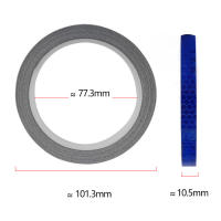 Pegatinas Reflectorizantes Fluorescentes Para Ruedas De Motocicleta Y Bicicletas MTB Advertencia De Seguridad Decorativa - details 3