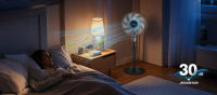 Aigostar Ventilador de Pie Silencioso 10 Aspas Oscilante 75° 3 Velocidades - details 5
