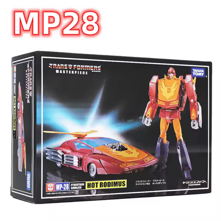 Figura De Acción Transformer MasterPiece KO MP-28 Hot Rod Serie G1 Colección Robot Juguetes Para Niños Adecuado Para 14+ Años - 1