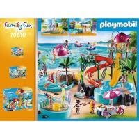 PLAYMOBIL Piscina Divertida con rociador de Agua funcional para llenar la ducha o la pistola (70610) - details 2