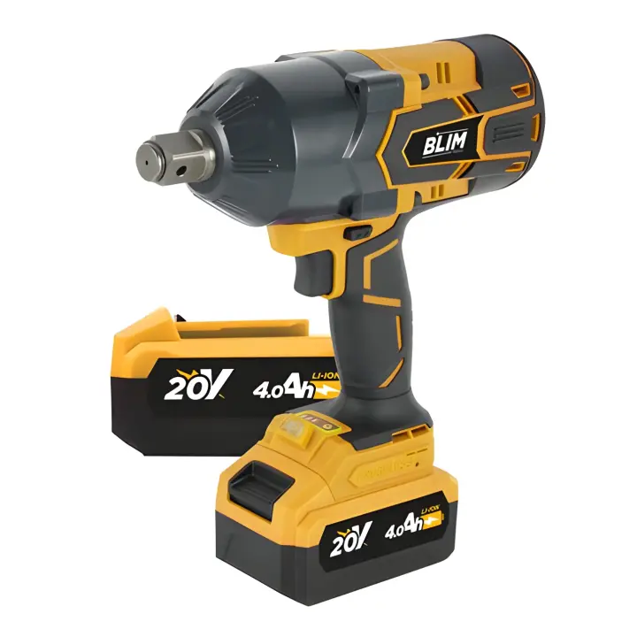 Blim llave impacto s/carbones 1300nm - 20v - 2 baterias 4ah - 1