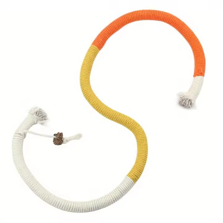 Juguete De Masticar Para Gatos De Algodón Con Hierba Catnip Para Limpieza De Dientes Y Ejercicio Interactivo Para Gatos Internos - 1