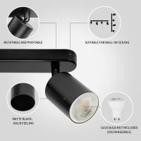 Spotlight LED GU10 Ajustable Para Techo Decoración De Casa Iluminación Interior Pasillo Tienda Lámpara De Traxión Moderna - details 15
