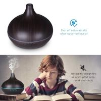 Humidificador ultrasónico colorido de Grano de Madera para el hogar, oficina, dormitorio, aceite esencial, difusor de aroma de Madera, difusor de cepolla Grande, Grano de Madera más - details 6