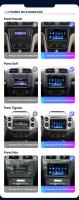 AWESAFE inalámbrico CarPlay Android Auto Radio para Volkswagen, VW, Passat B6, B7, CC, Tiguan, Touran, GOLF, POLO coche reproductor multimedia GPS 2 din autoradio volante controles RDS Bluetooth - details 2