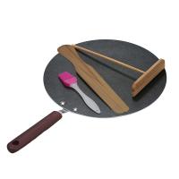 Sartén De Crêpe De Aleación De Aluminio Con Extensor Y Spatula Horno Plancha Antiadherente Sin Tapa Para Cocina Doméstica - details 1