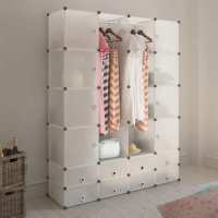 vidaXL Armario modular con 18 compartimentos 37x146x180,5 cm en color Blanco/Negro y blanco | almacenamiento funcional diseño moderno para baño dormitorio sala - details 0