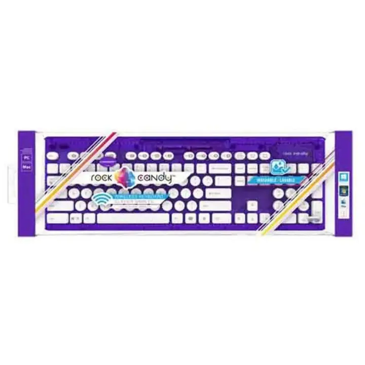PC - Teclado inalámbrico Rock Candy Morado PC Mac - 1