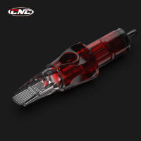 20PCS Agujas De Tatuaje CNC RS De 0.3MM Con Carcasa De Seguridad Desechable Para Artistas De Tatuaje Transparente Rojo - details 3