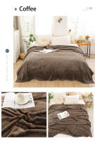 Manta De Lona Flannel 300GSM Para Camas Suave Cálida Y Fluffy Faux Fur Mink Cubierta De Sofá En Color Sólido Manta De Escritorio - details 18