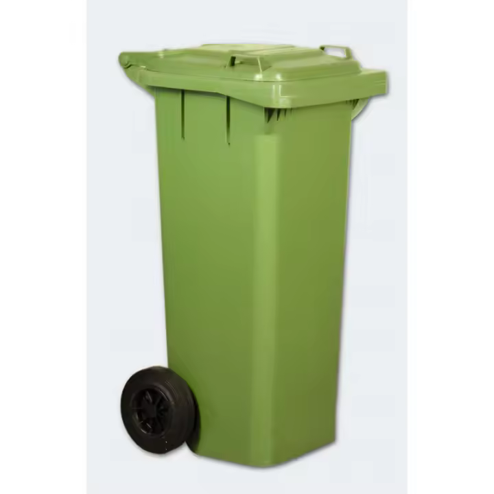 Contenedor industrial con ruedas y tapa de 80 litros para exteriores DENOX- FAMESA - 1