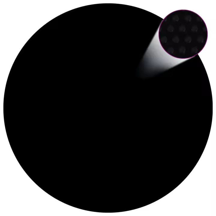 Cubierta de piscina PE Negra 210 cm - 1
