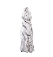 Nuevo Vestido De Verano 2024 Para Mujer Con Estampado Europeo Y Americano De Hombros Descubiertos Y Cuello Colgante Sin Mangas De Elegancia Temperamental - details 18