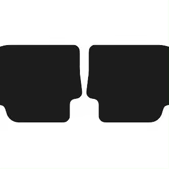Alfombrillas traseras para BMW 3 E92 xDrive coupé 2004-2011 - 1