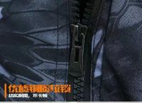 Overoles De Piel De Python Negro Resistente Al Desgaste Para Hombres Traje Suave De Motocicleta Exterior Uniforme De Seguridad Laboral - details 6