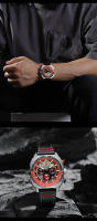 Reloj Deportivo NAVIFORCE Para Hombres Lujoso De Cuero Resistente Al Agua Con Luz Y Cuarzo Múltiples Funciones Estilo Cuadrado - details 4